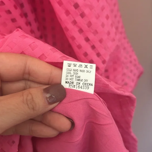 NWT Petal & Pup AUGUSTA LONG SLEEVE MINI DRESS - MAGENTA Size XL - Picture 15 of 16